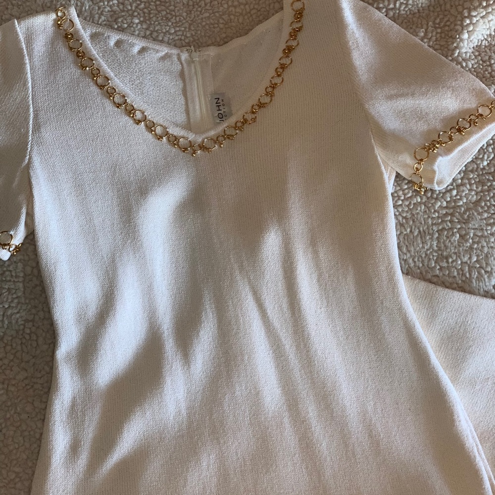 St. John Collection white dress